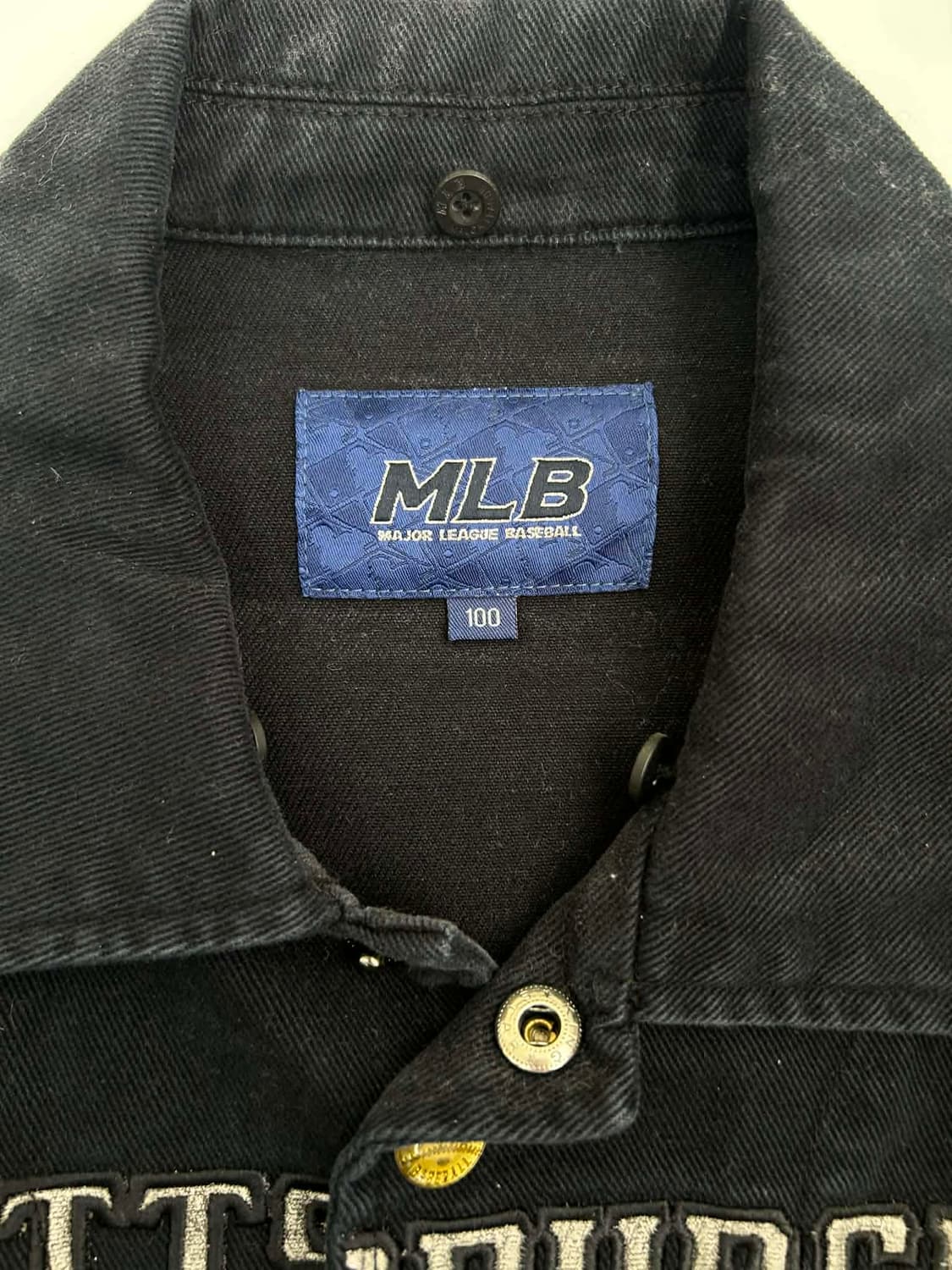 [100] MLB 엠엘비 피츠버그 데님 자켓 상품이미지4