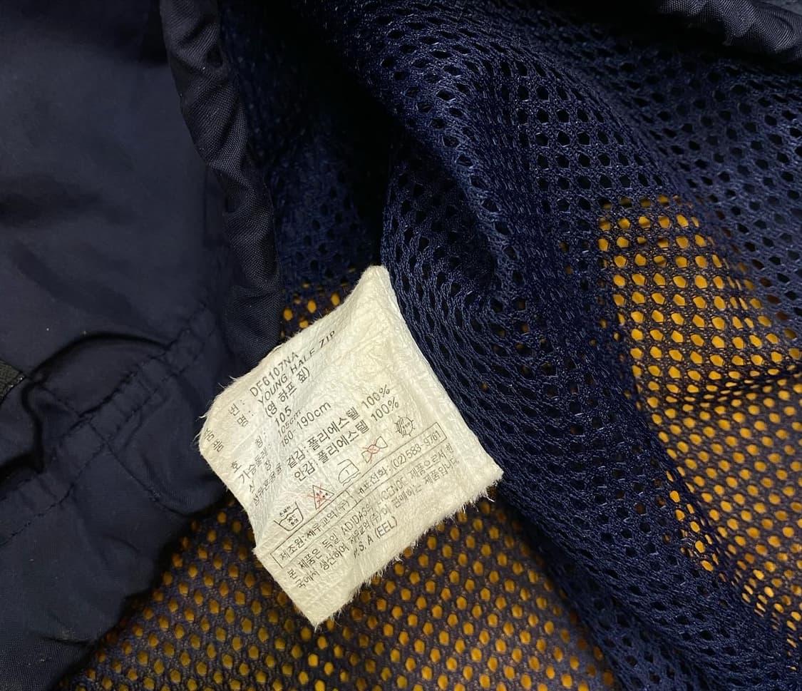 아디다스 90’S 메쉬 테이핑로고 아노락 윈드자켓 상품이미지5