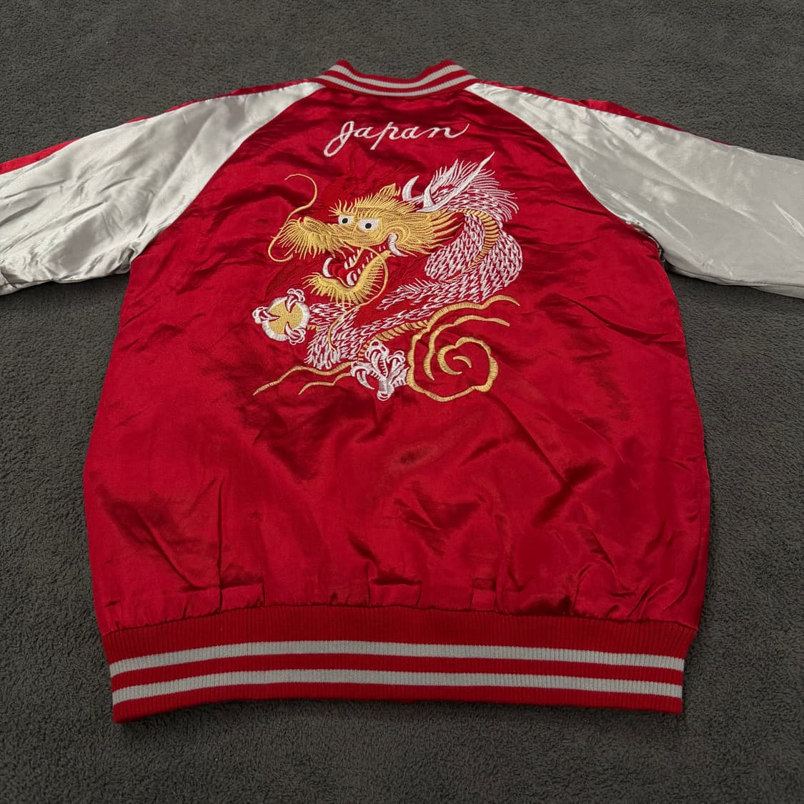 [정품/160] Jpn 일본 빈티지 지미드래곤 용자수 스카잔 자켓 상품이미지4