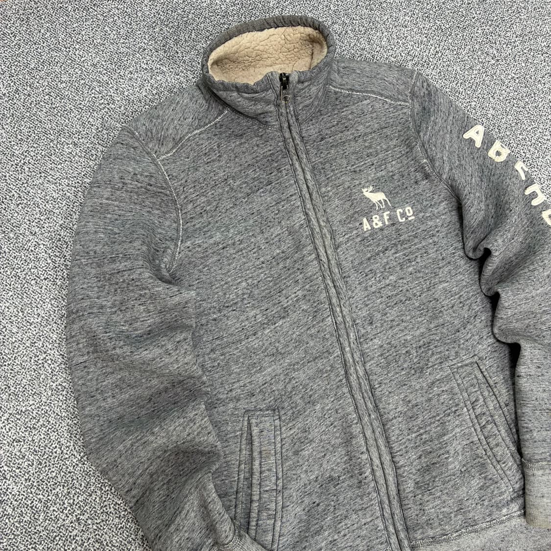 <아베크롬비 플리스 집업 져지> No.1543 상품이미지4