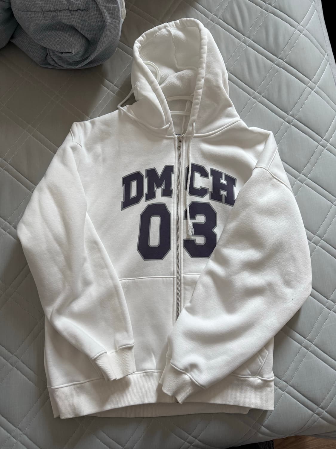 디망쉬 스포티 집업 후디 (화이트)  상품이미지4