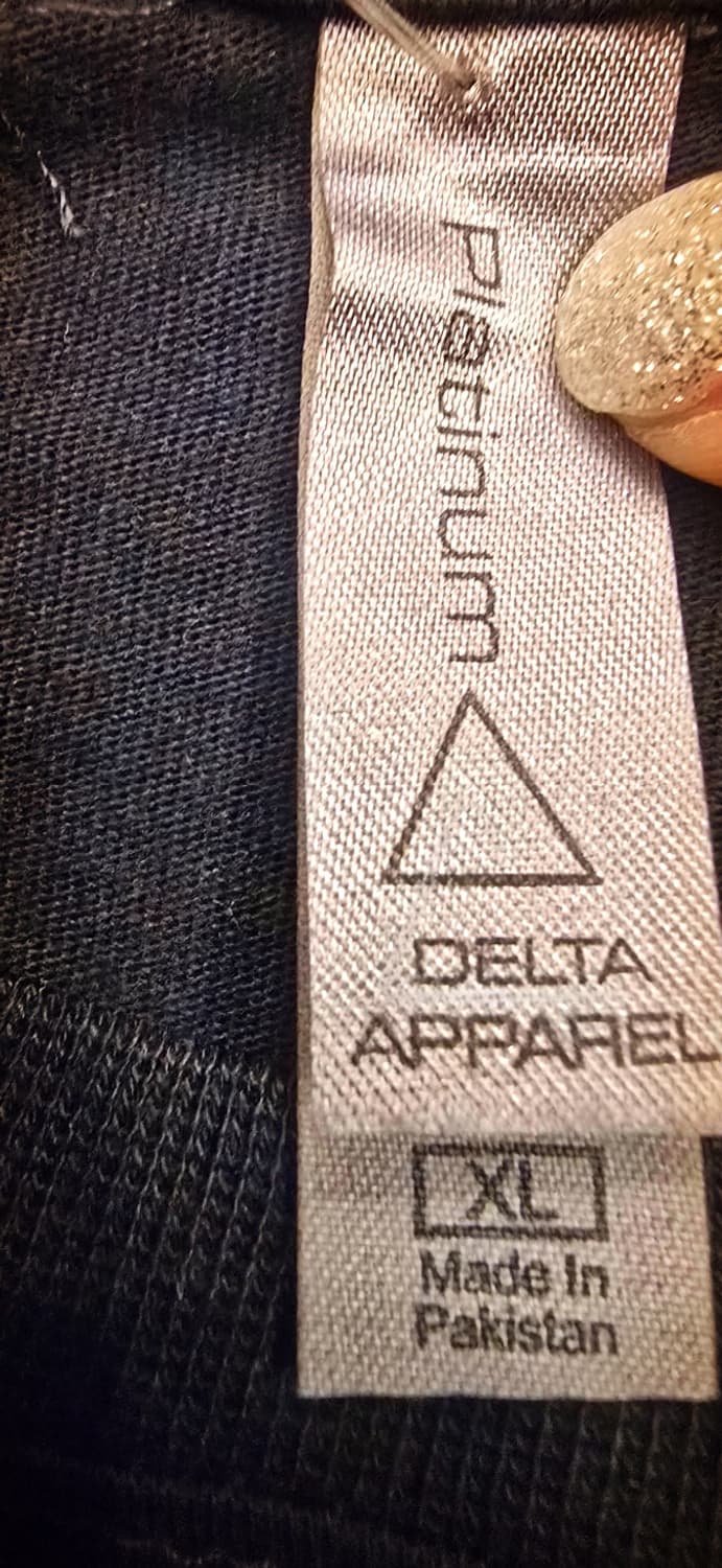 Delta Apparel USA 해골 긴팔 티셔츠 상품이미지6