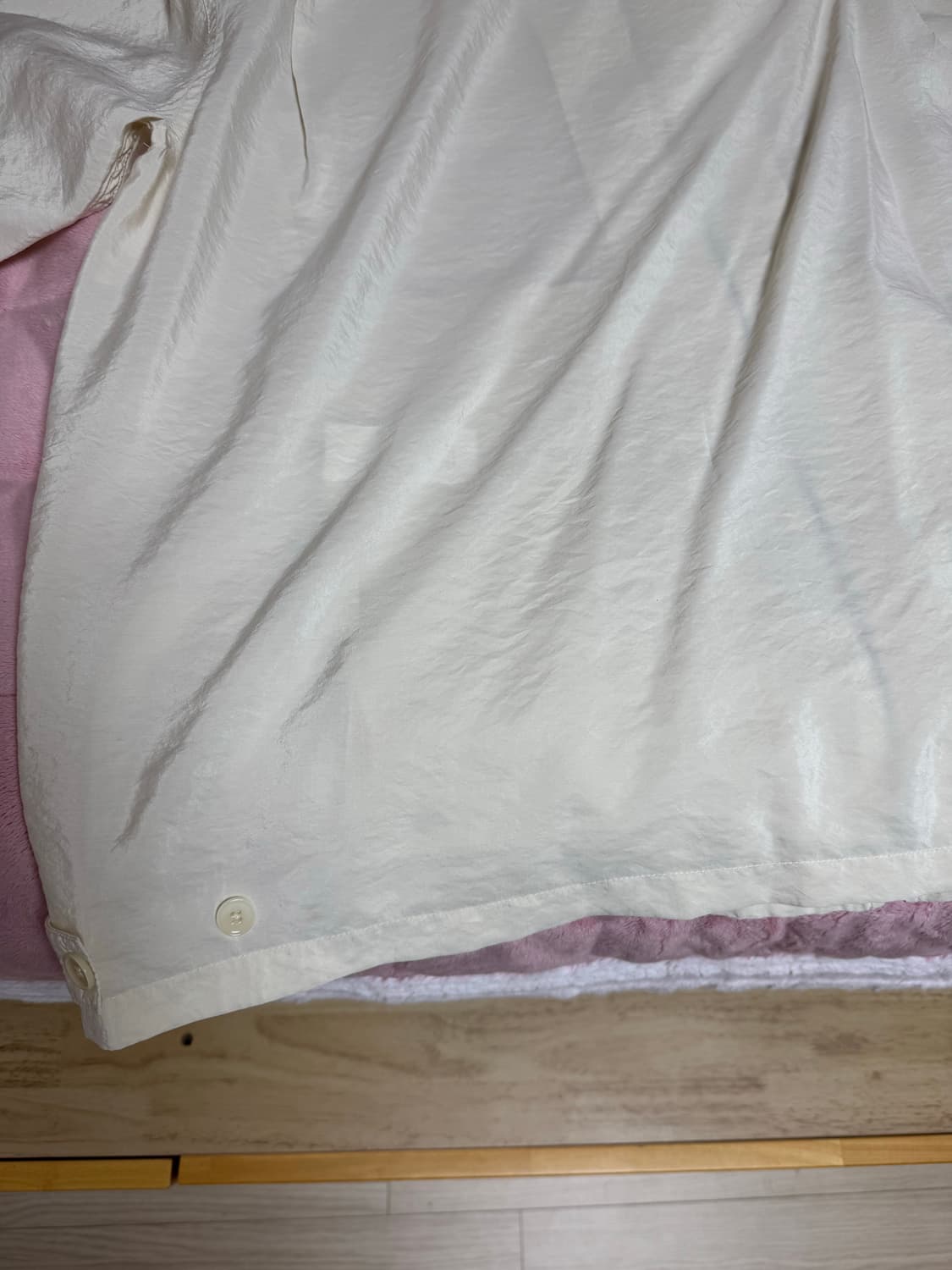 르메르 드라이실크 베이지 셔츠자켓 상품이미지3