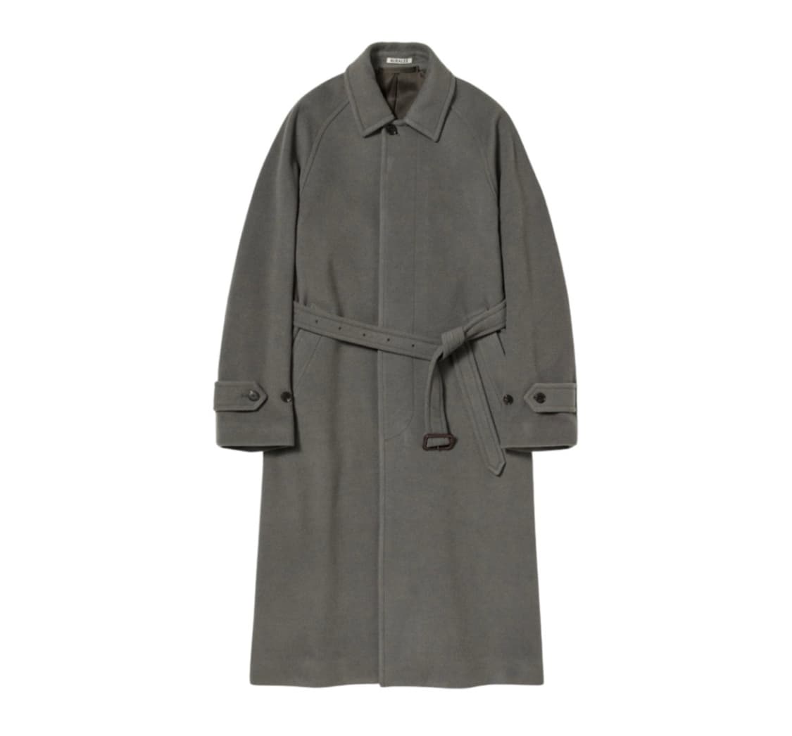 오라리 22FW 캐시미어 울 모저 수티엥 코트 그레이 4 사이즈 상품이미지1