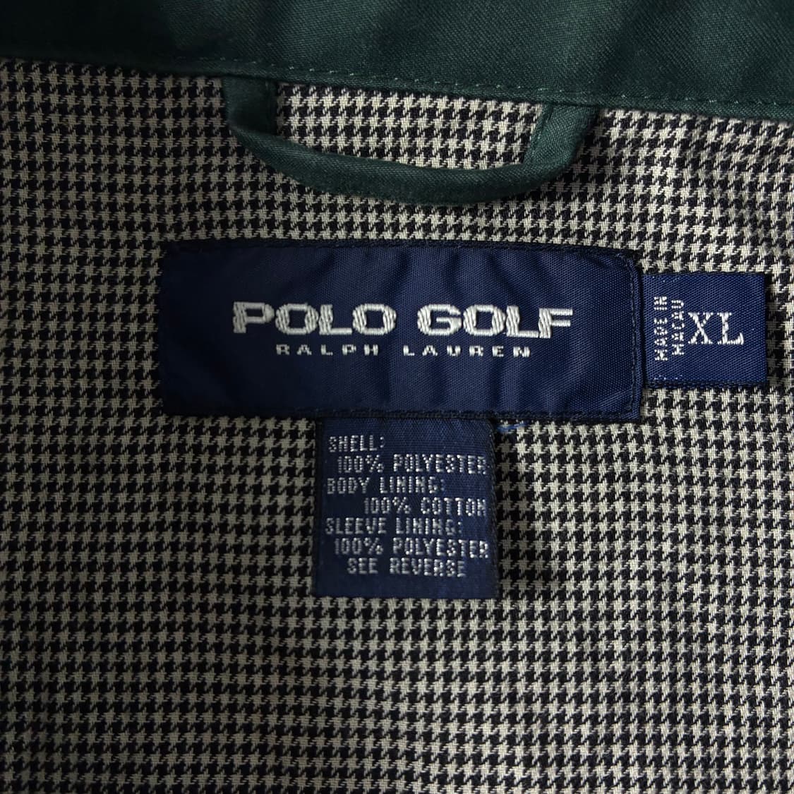 Polo  폴로 골프 90,s 다크그린 트윌 나일론 바이스윙 자켓  Pr 상품이미지6