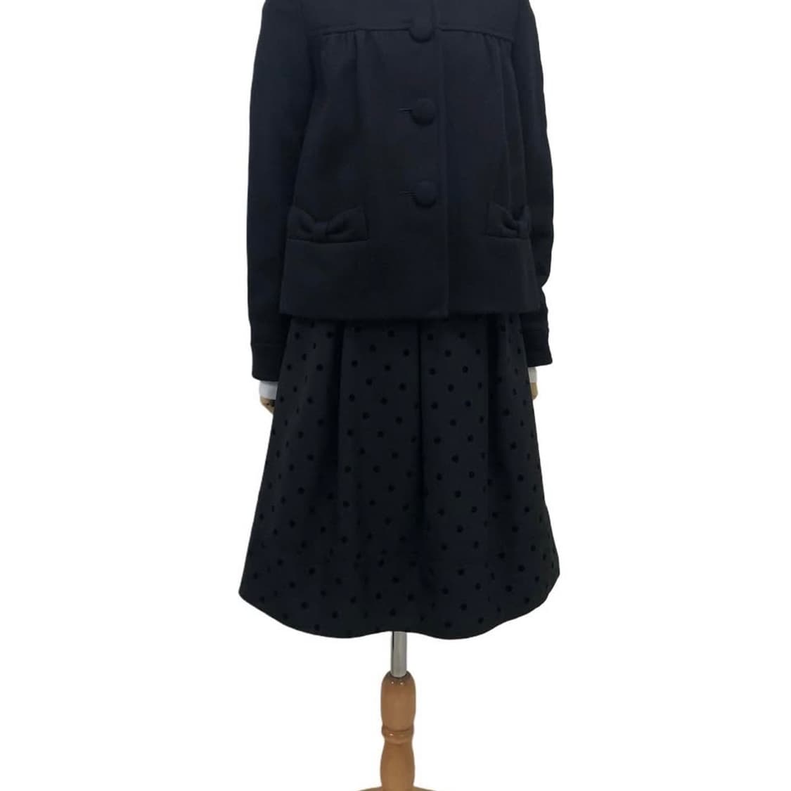 다크 차콜 도트 스커트 상품이미지8