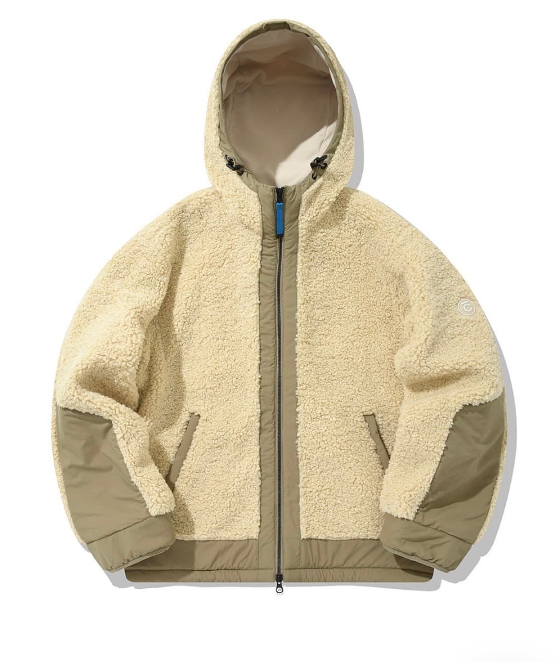 커버낫 예티 플리스 웜업 자켓 아이보리 상품이미지1