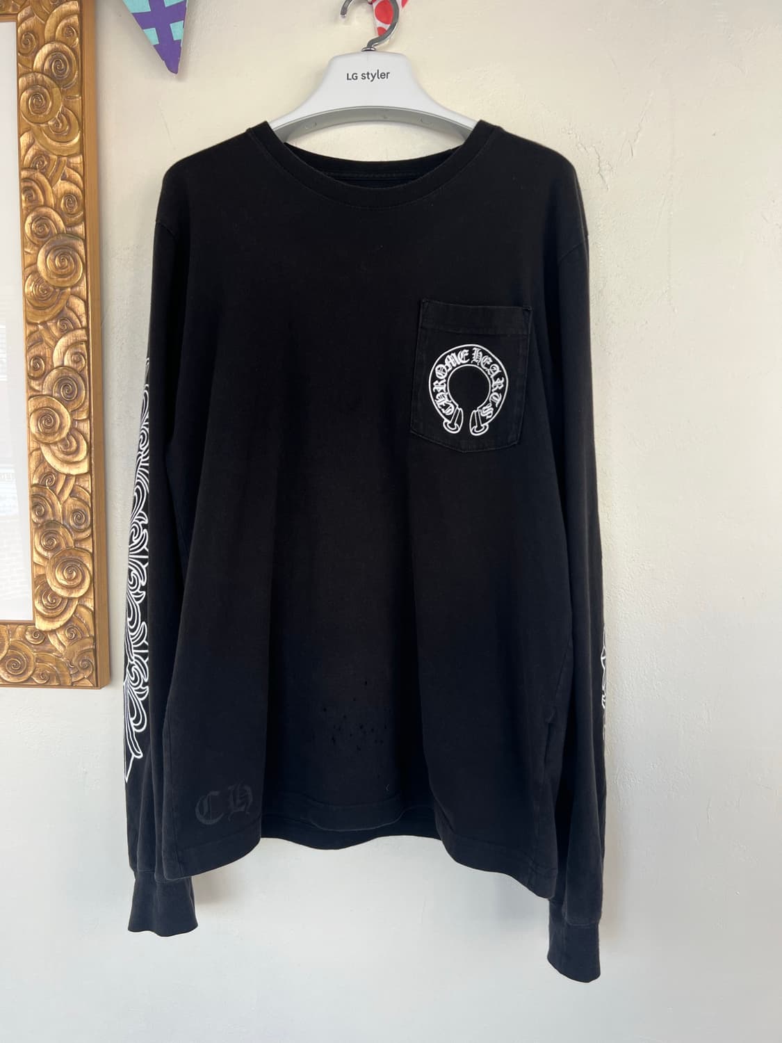 [m] 크롬하츠 홀스슈 플로랄 롱슬리브 상품이미지1