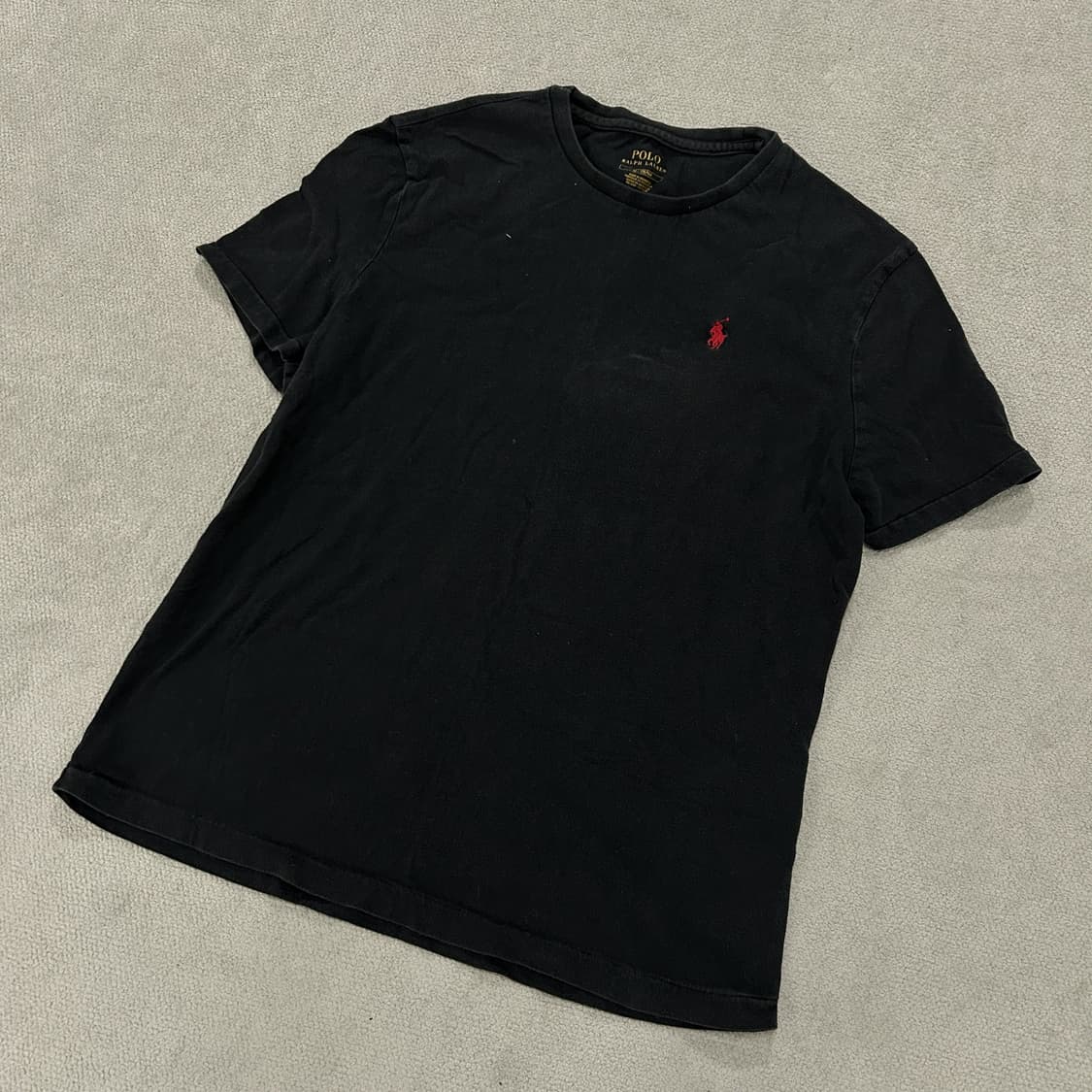 폴로 랄프로렌 블랙 반팔 티셔츠 m 상품이미지1