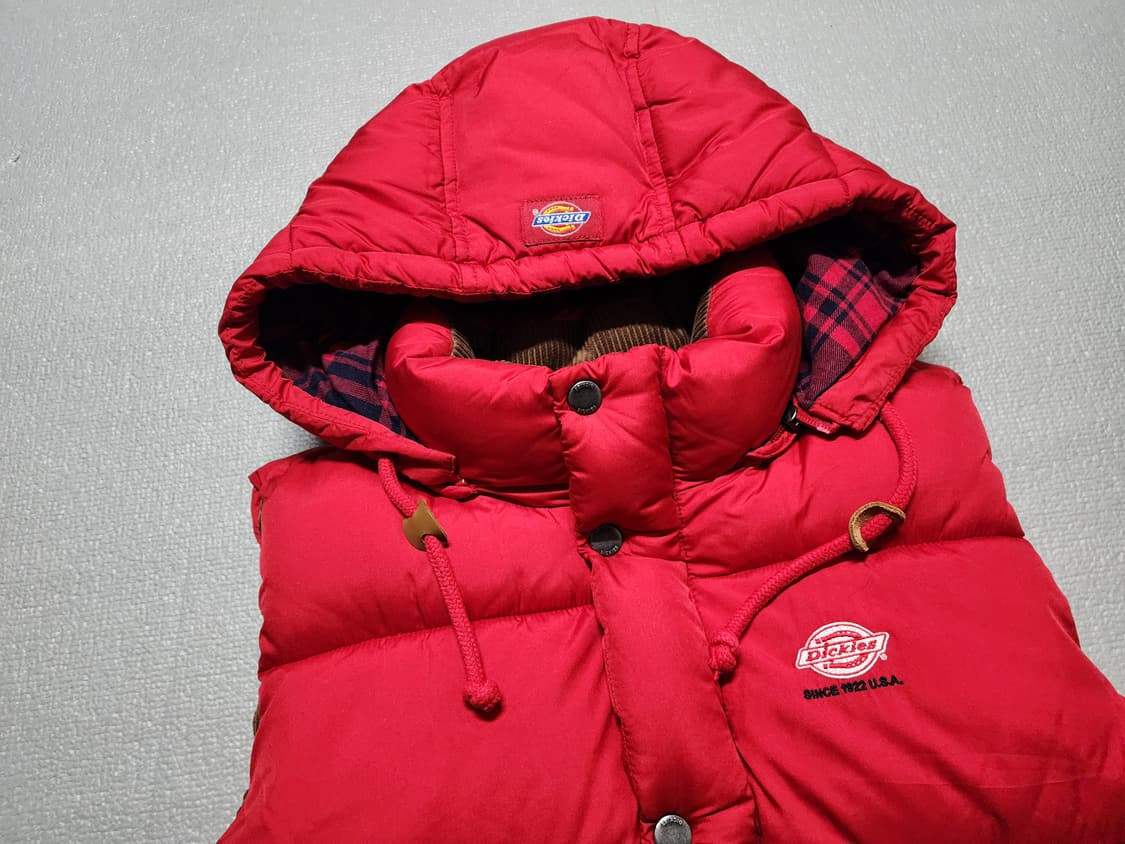 디키즈 후드 패딩 조끼 상품이미지2