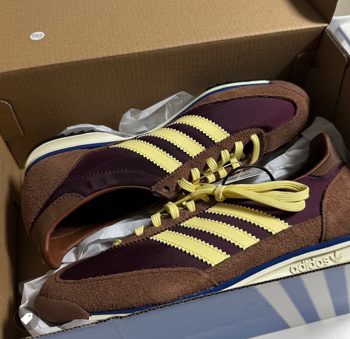 [225] 아디다스 SL 72 OG 마룬 올모스트 옐로우 새상품 상품이미지2