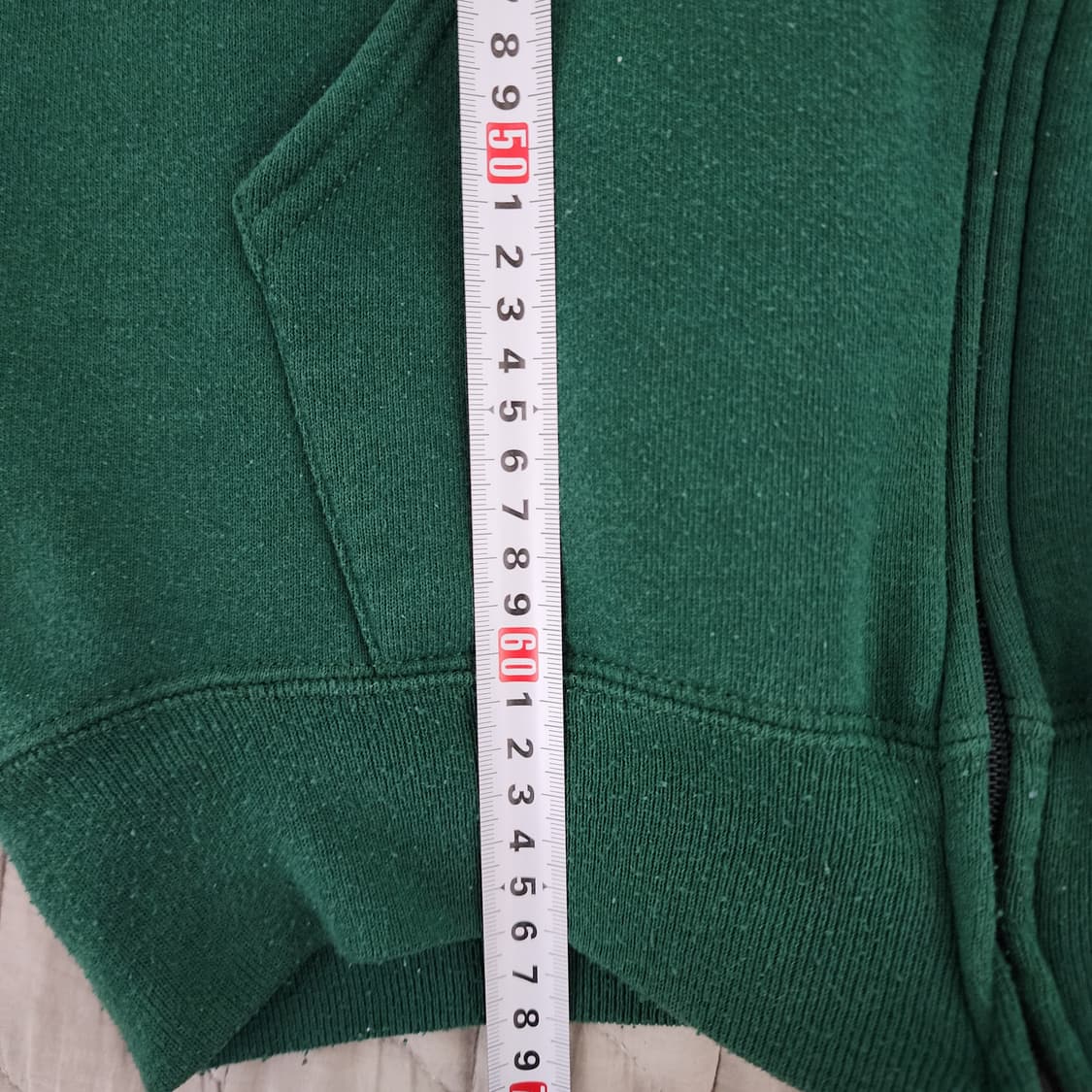 [L] 90s 빈티지 러셀 애슬레틱 후드집업 딥그린 상품이미지7