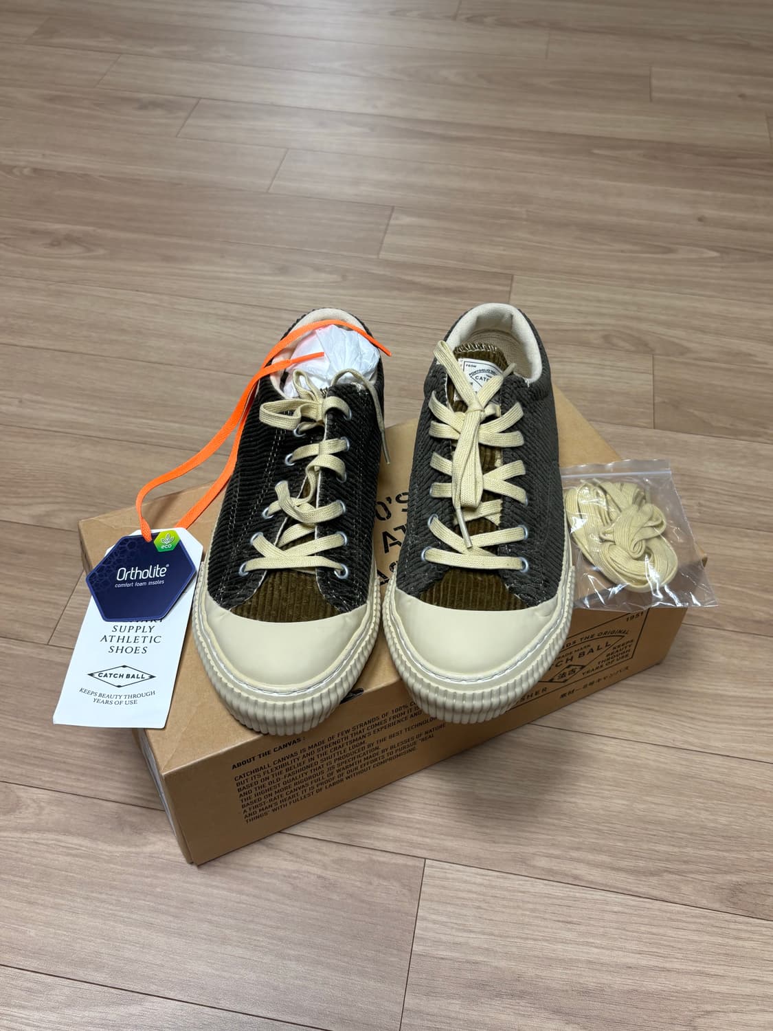 캐치볼 밀리터리 스탠다드 코듀로이 Brown Combi 상품이미지7