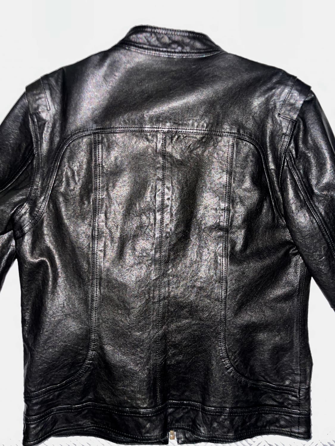 빈티지 리얼 레더 자켓 상품이미지4