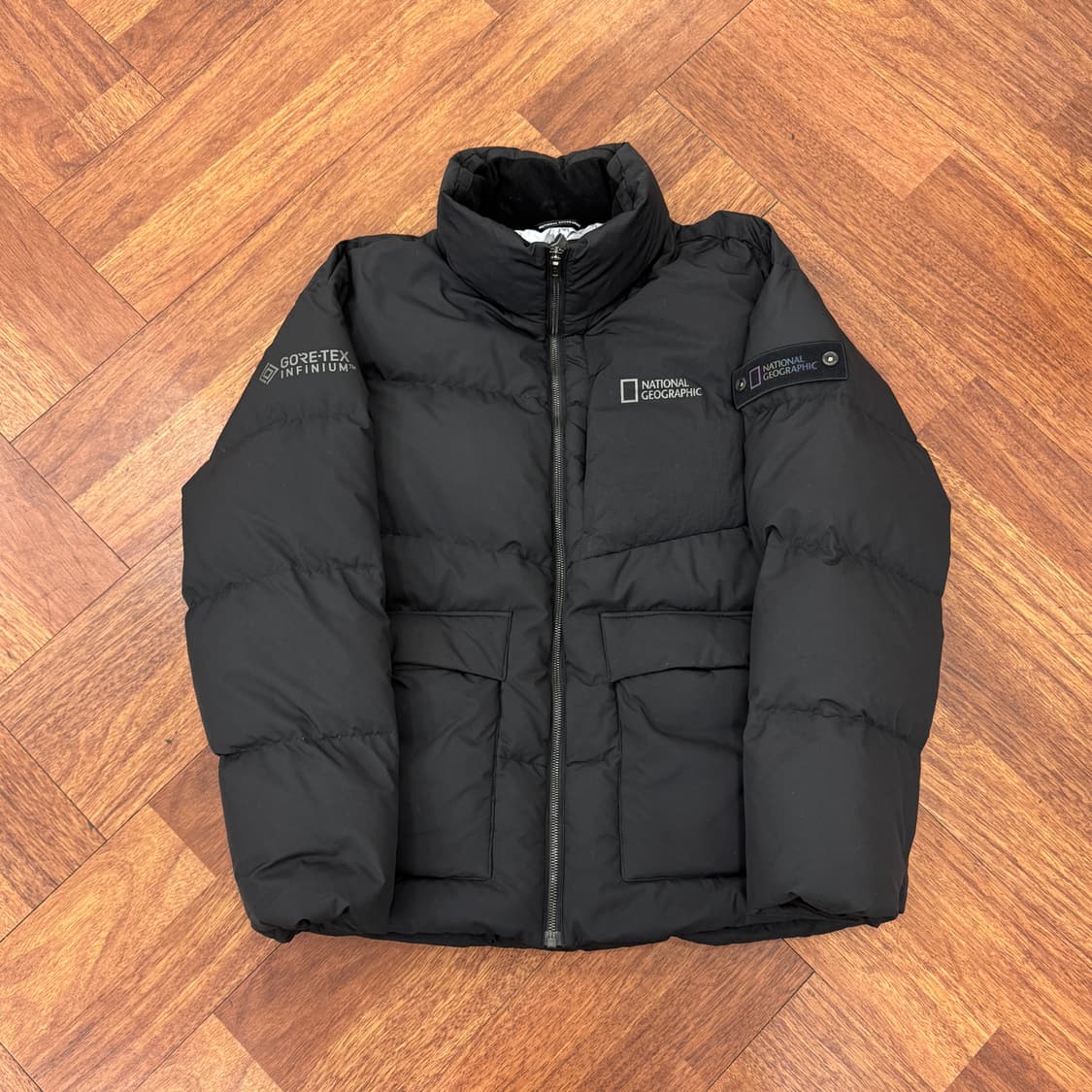 XL 내셔널지오그래픽 고어텍스 블랙 톨리만 패딩 자켓  상품이미지1