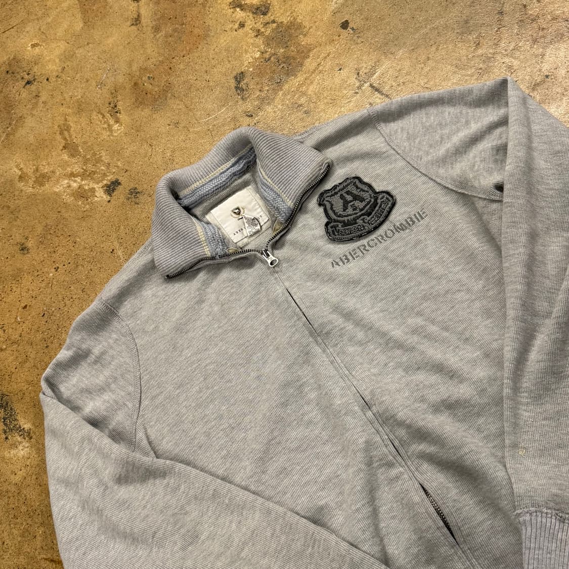 아베크롬비 그레이 코튼 면 집업 상품이미지2