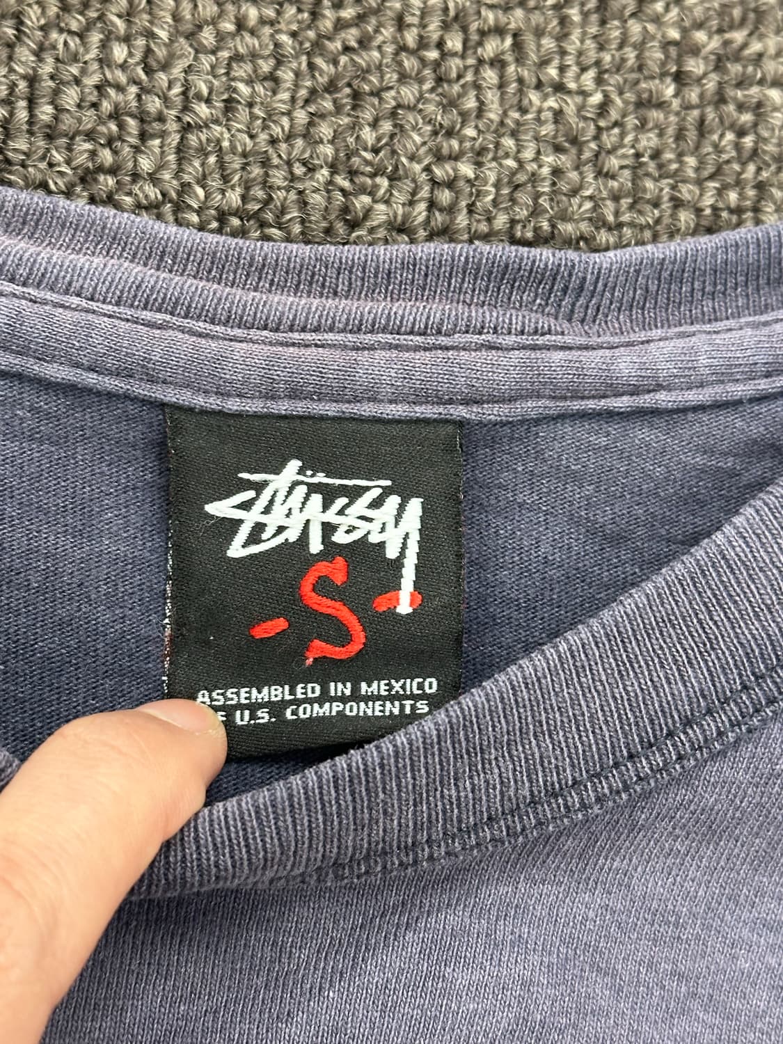 S)스투시 빈티지 프린팅 롱슬리브 상품이미지5