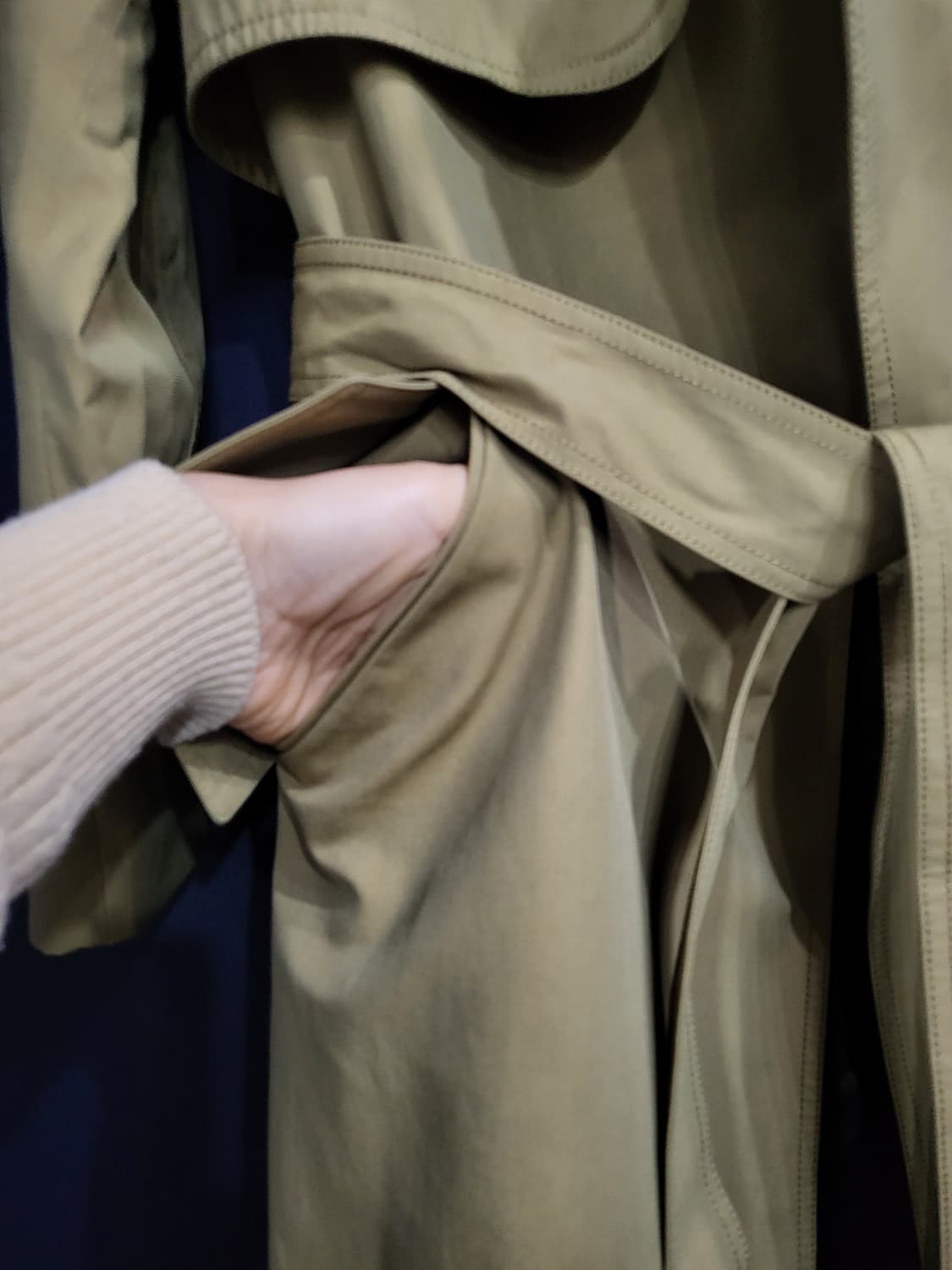 나이스클랍 트렌치 벨티드 자켓 상품이미지4