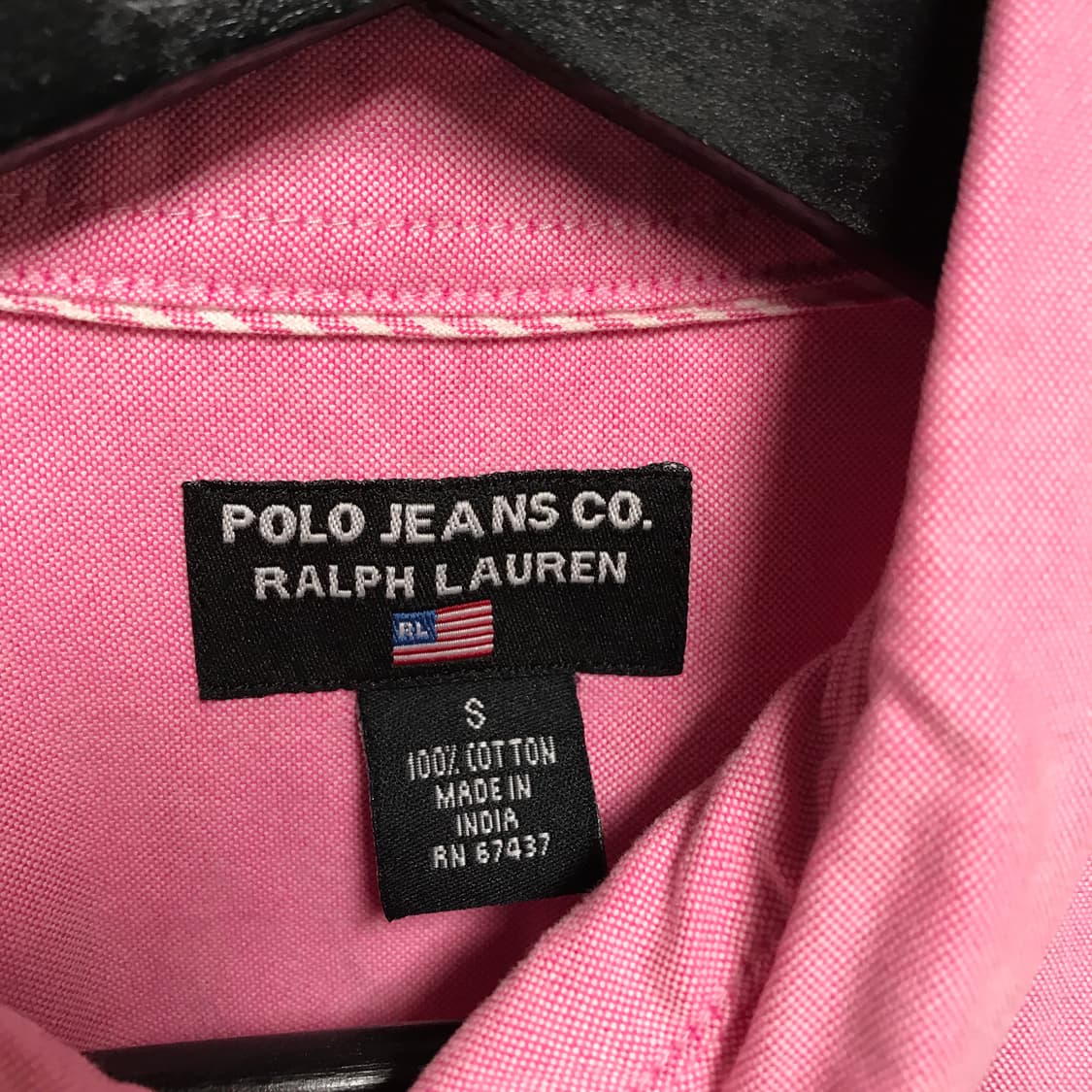 폴로 진스 셔츠 핑크 S(W) 상품이미지5