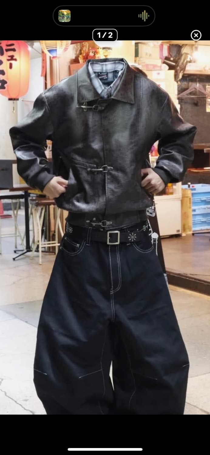 BELVET 파이어맨 가죽 자켓 구매합니다 상품이미지2