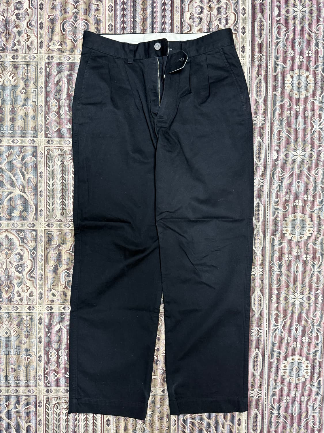 카키스 커먼팬츠 블랙 S 상품이미지5