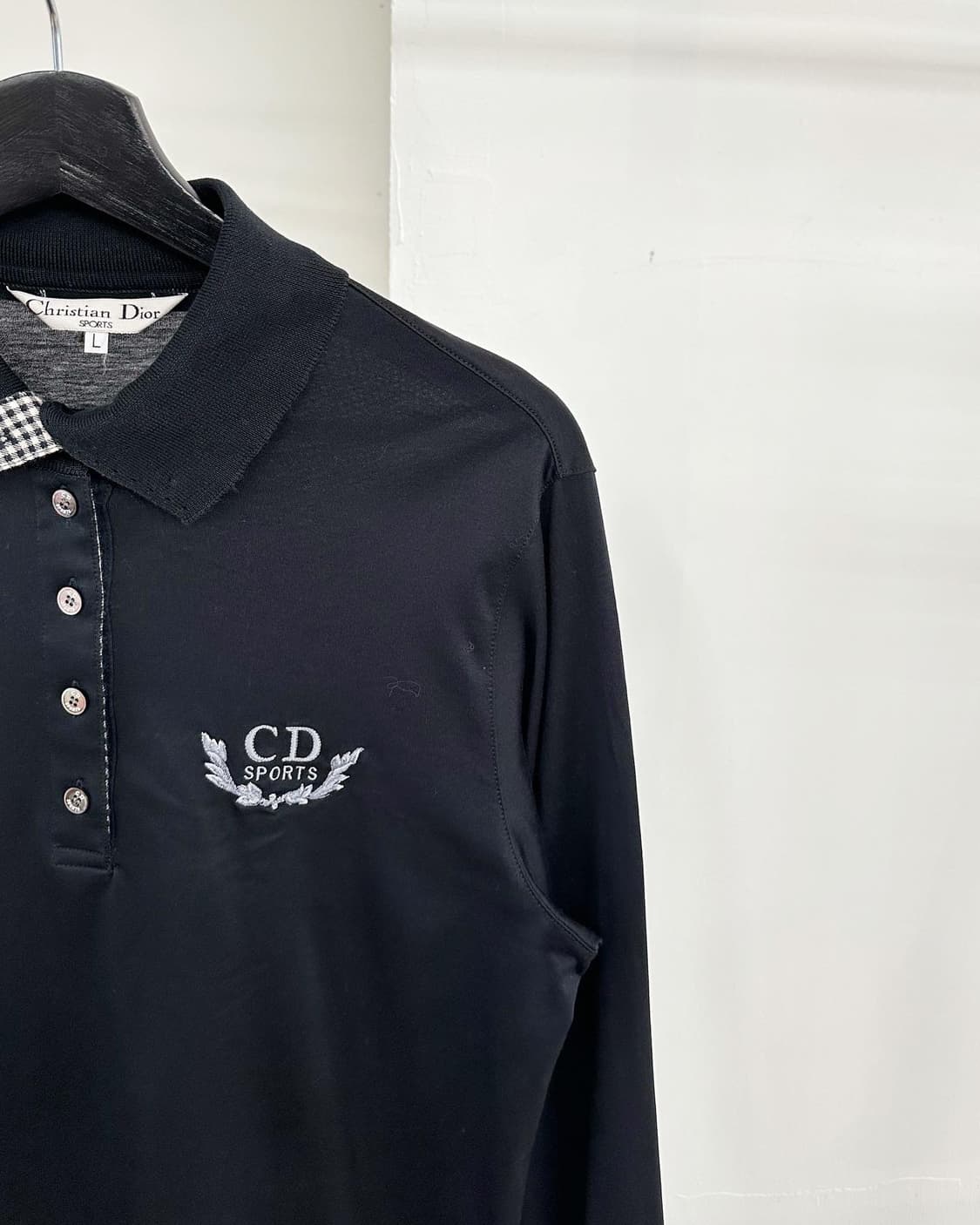 크리스찬디올 스포츠 블랙 코튼 카라티  상품이미지4