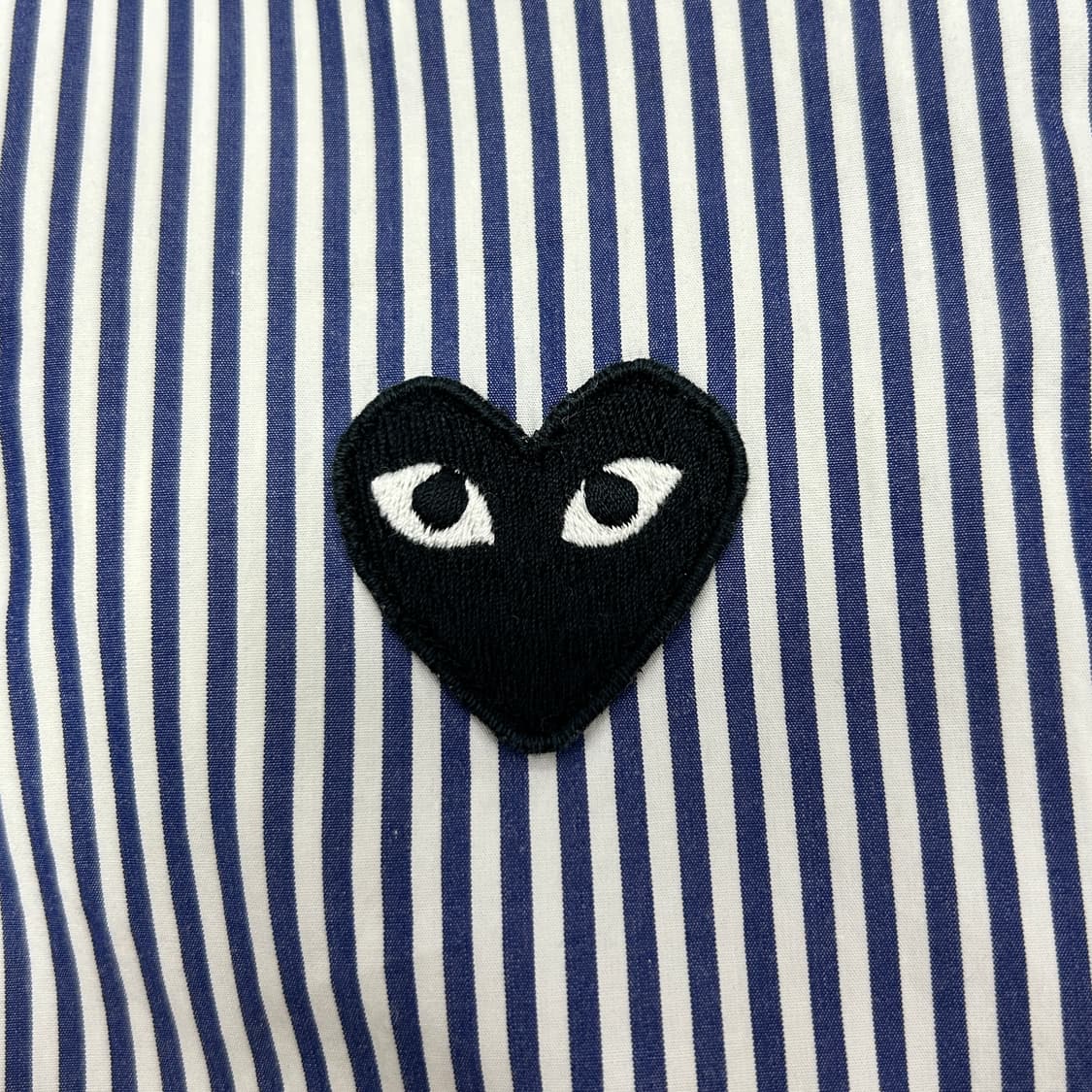 꼼데가르송 블루 스트라이프 셔츠(M) 상품이미지4