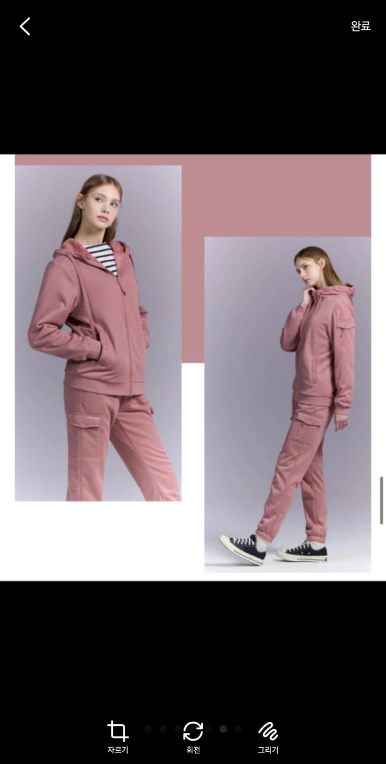 펠틱스 기모 후드,팬츠 세트 상품이미지3