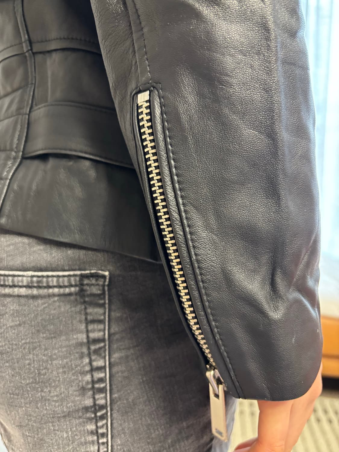 지고트 가죽자켓 s~m사이즈 상품이미지5