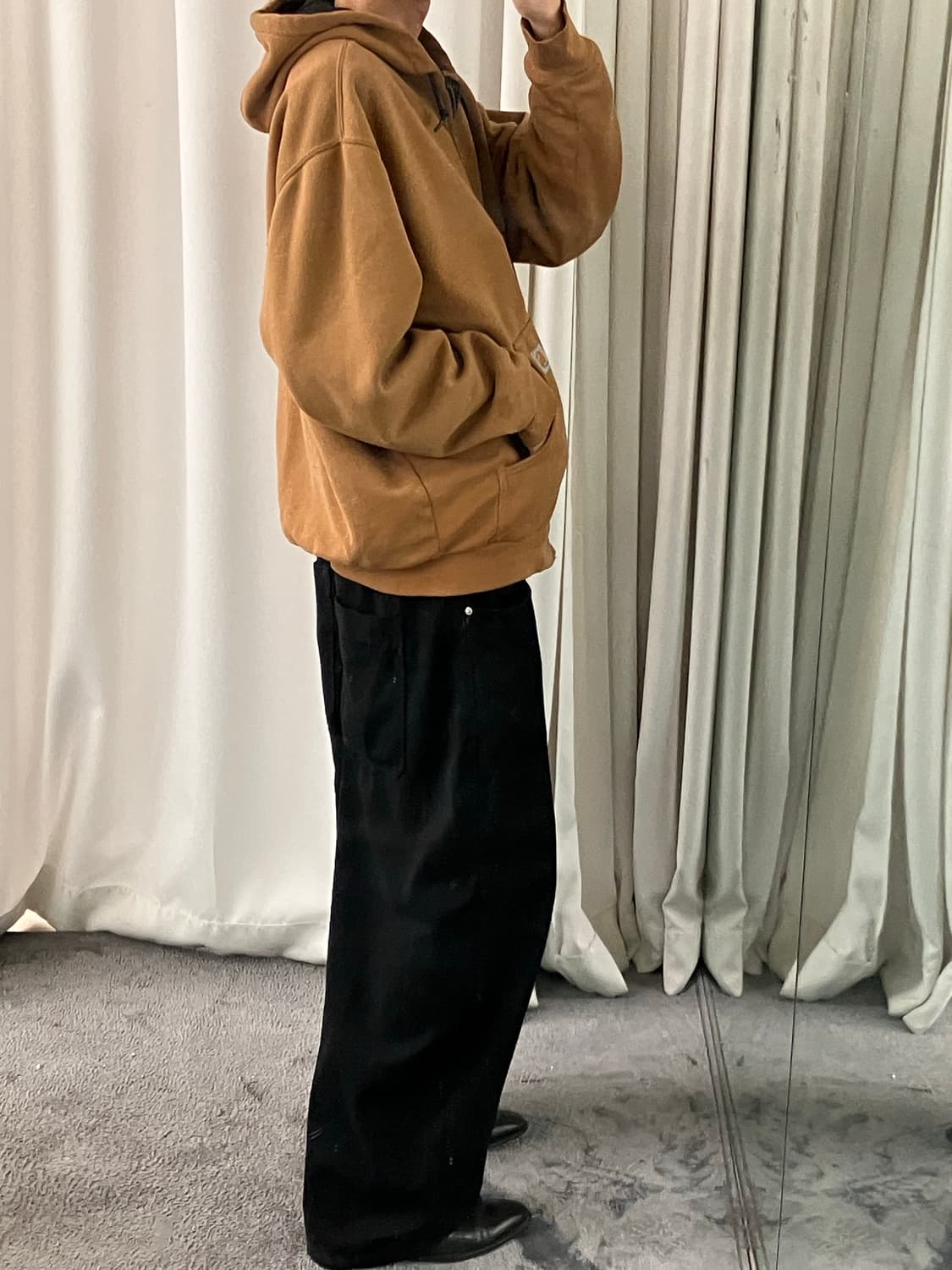 Carhartt 칼하트 브라운 써멀 후드집업 L 상품이미지9