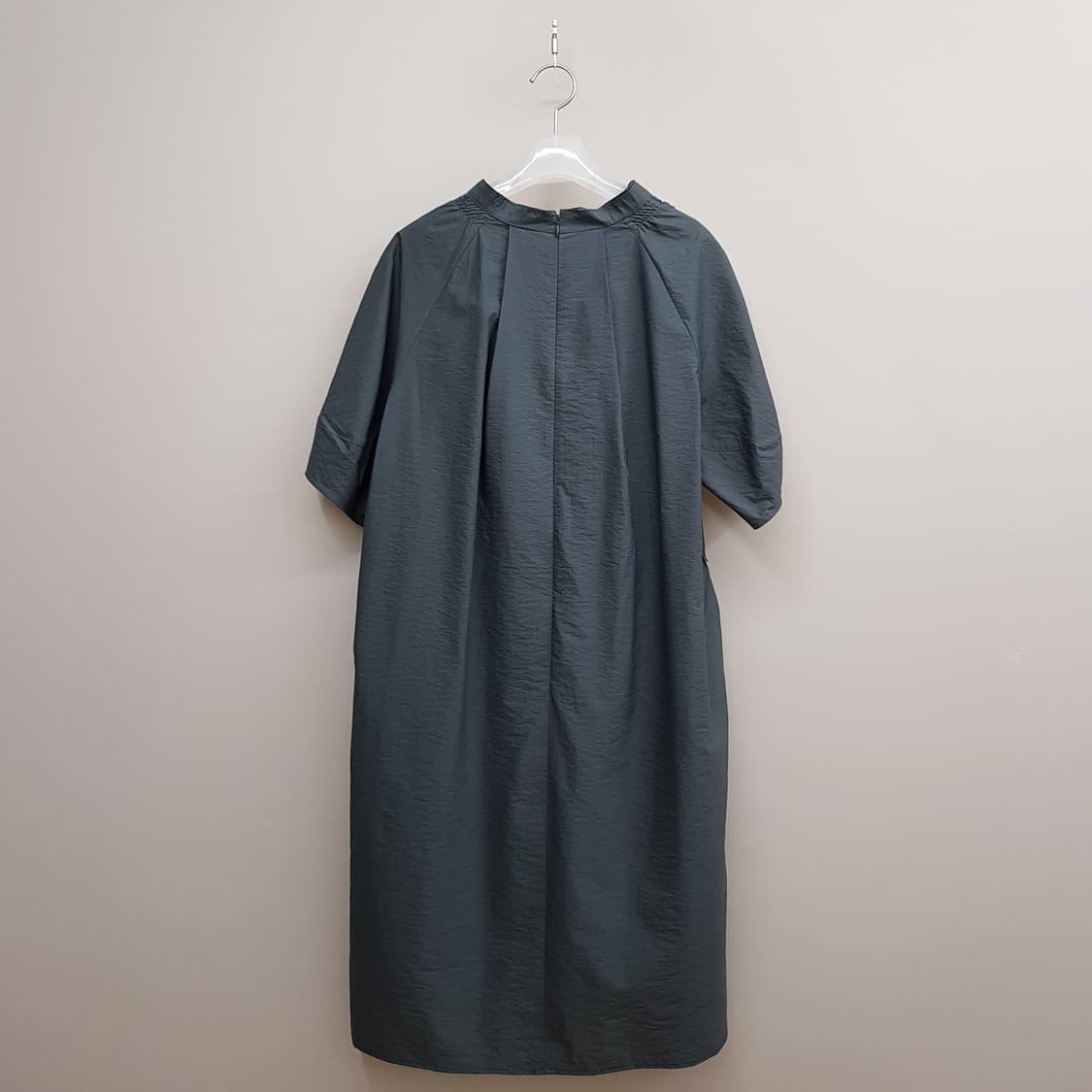 한섬 래트 2022 셔츠형 배색 원피스 82-94-160사이즈 상품이미지5