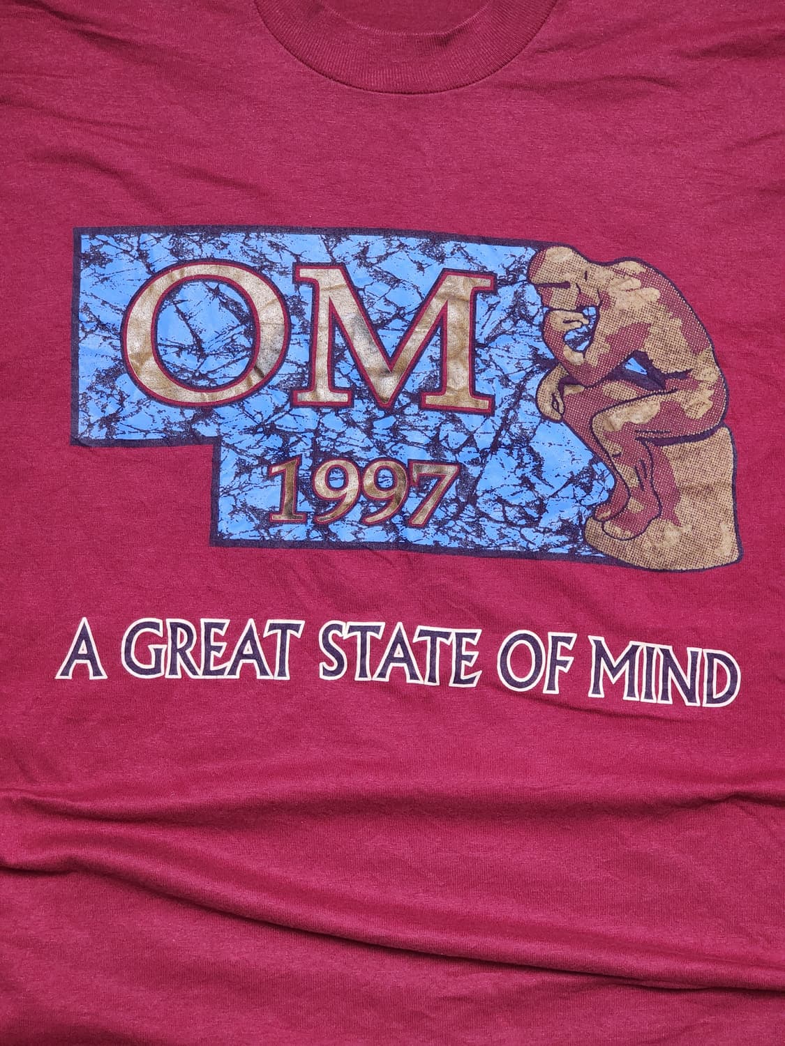 1997 USA “OM” Graphic 싱글스티치 티셔츠19 상품이미지3