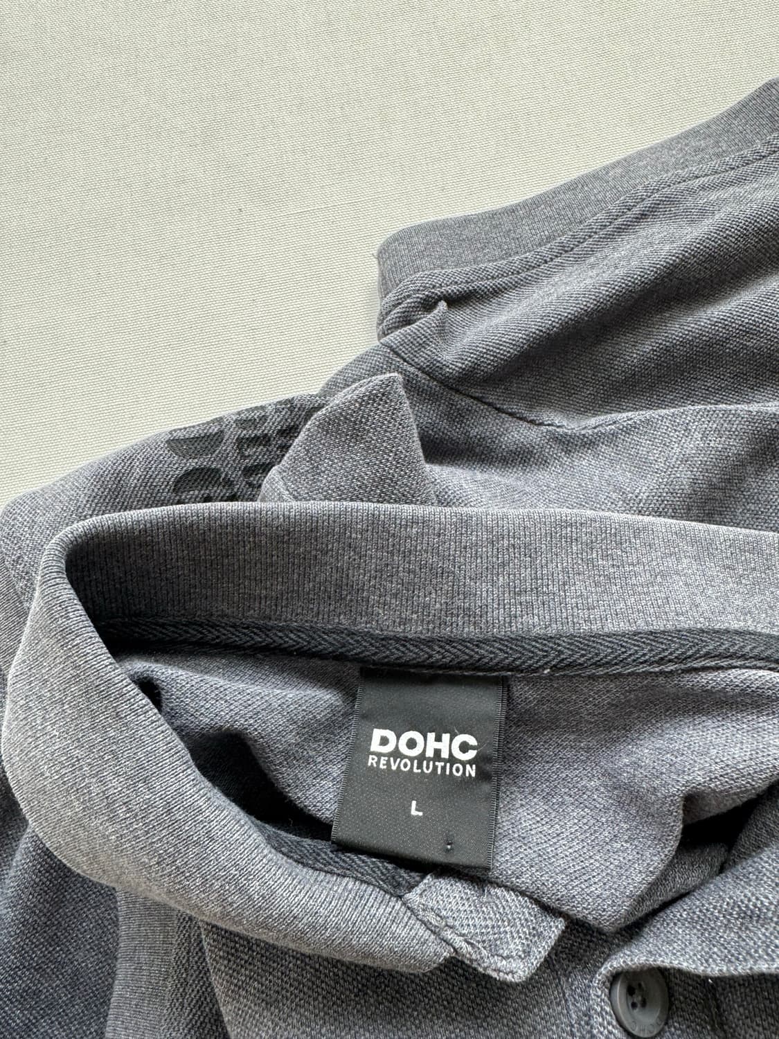 dohc 도크 해골 자수 카라 반팔 상품이미지4
