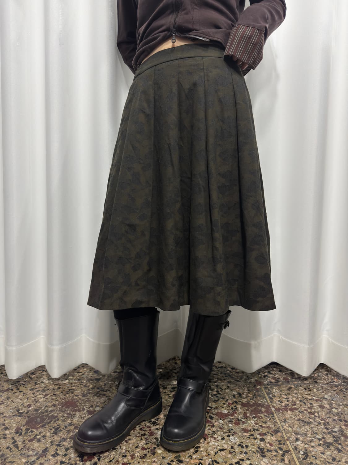 uniqlo camo midi skirt 상품이미지2