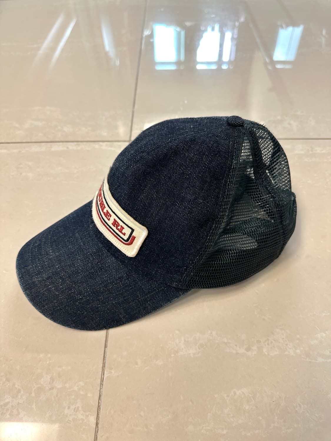 RRL 더블알엘 데님 트러커 볼캡 상품이미지1