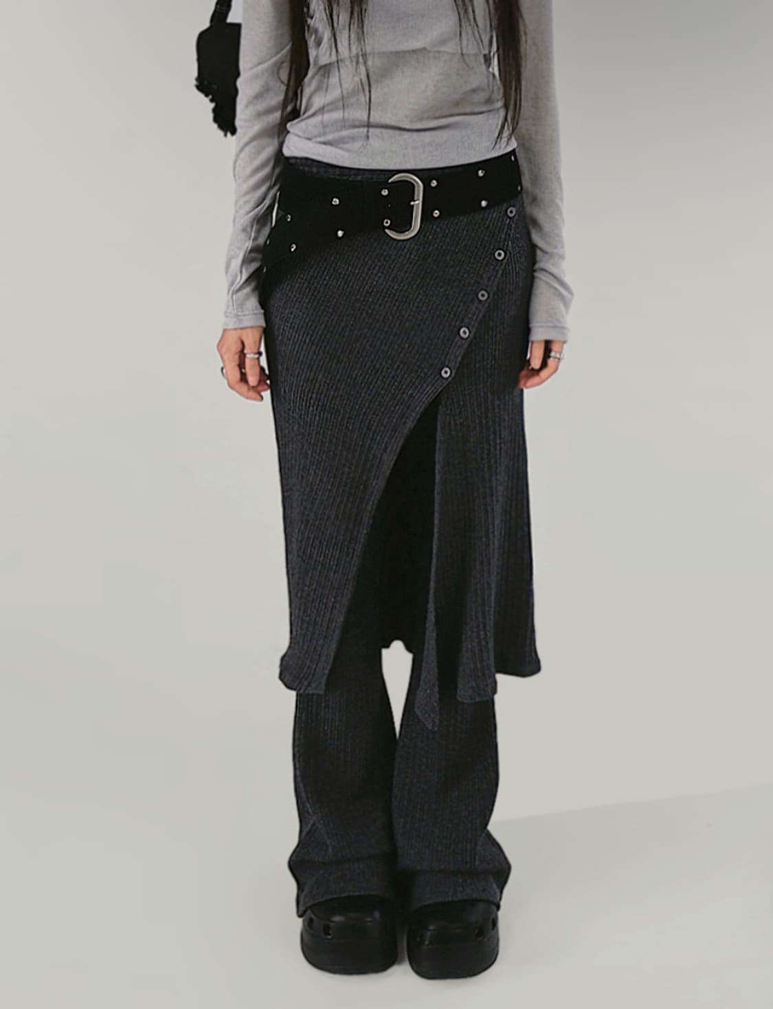 레이어드 스커트 팬츠 상품이미지1