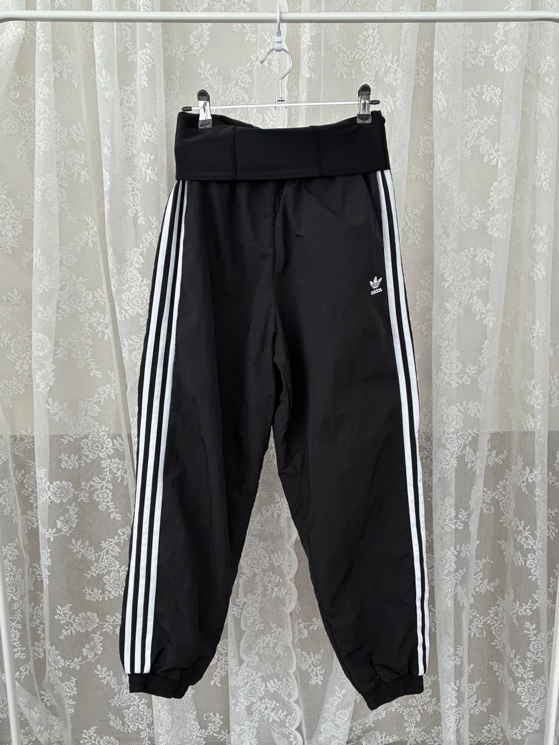 M) 아디다스 폴딩 조거 트랙팬츠 블랙 상품이미지1