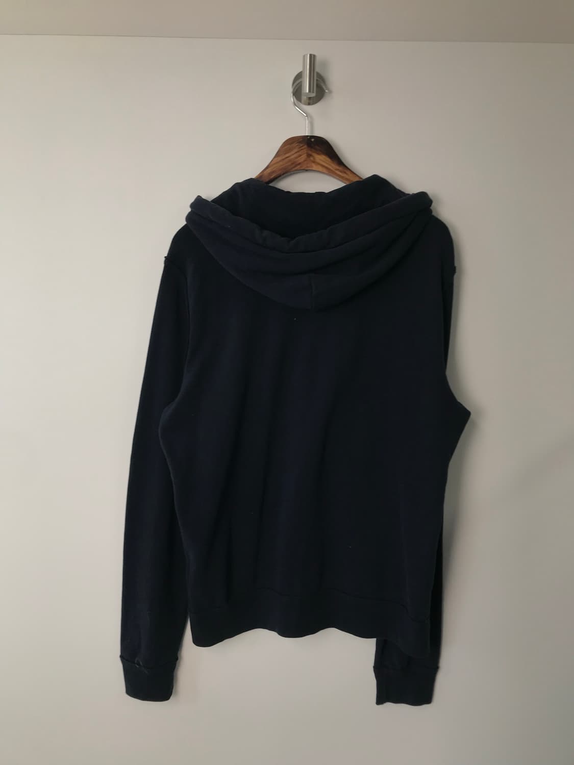 홀리스터 y2k 와투케 네이비 딱붙 후드집업 상품이미지3