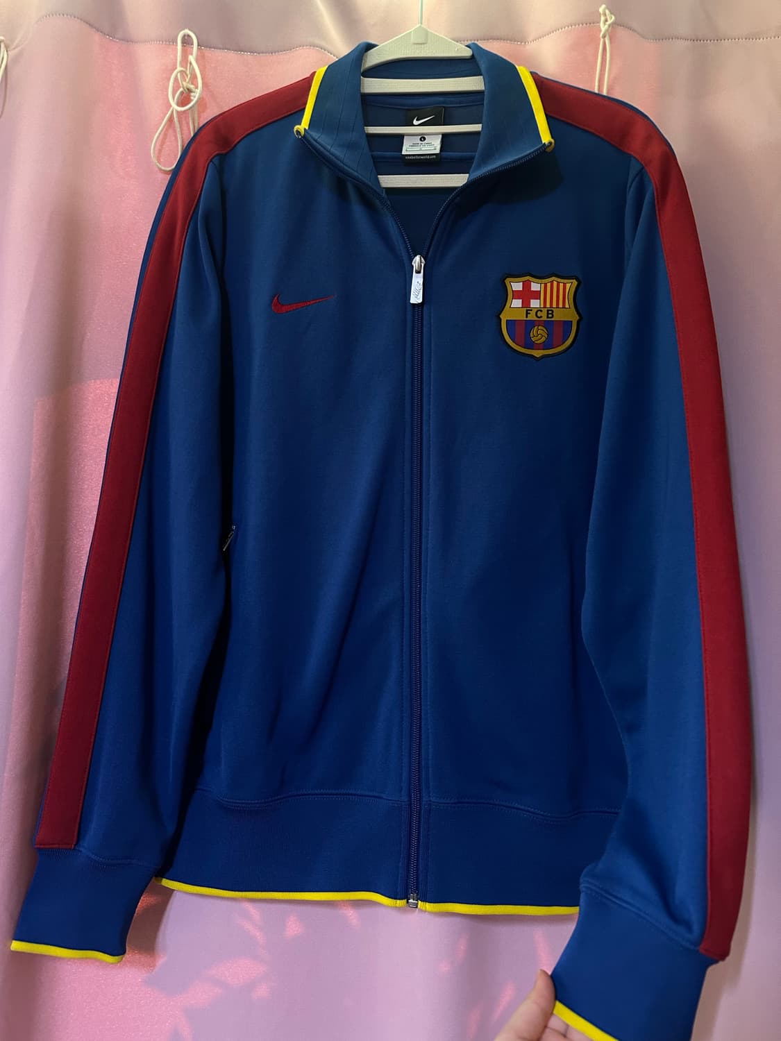나이키 FC바르셀로나 트랙탑 나이키져지 나이키트랙탑 집업 상품이미지1