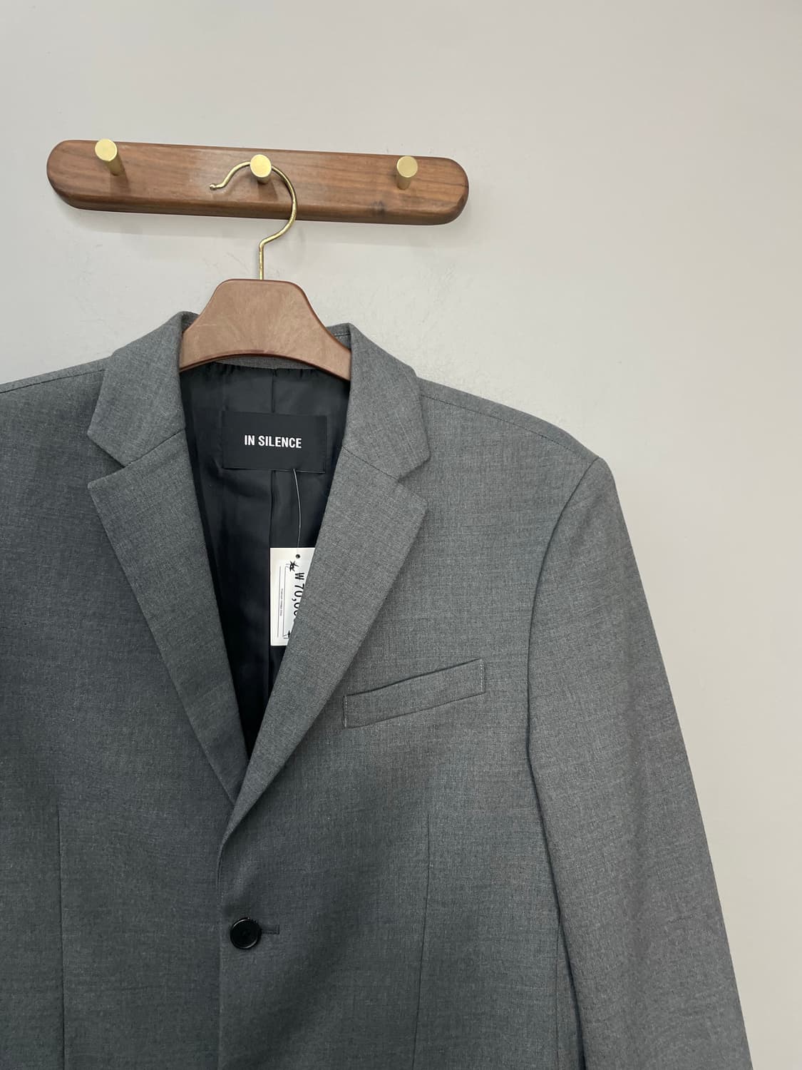 인사일런스 그레이 블레이저 자켓 H1846 상품이미지3