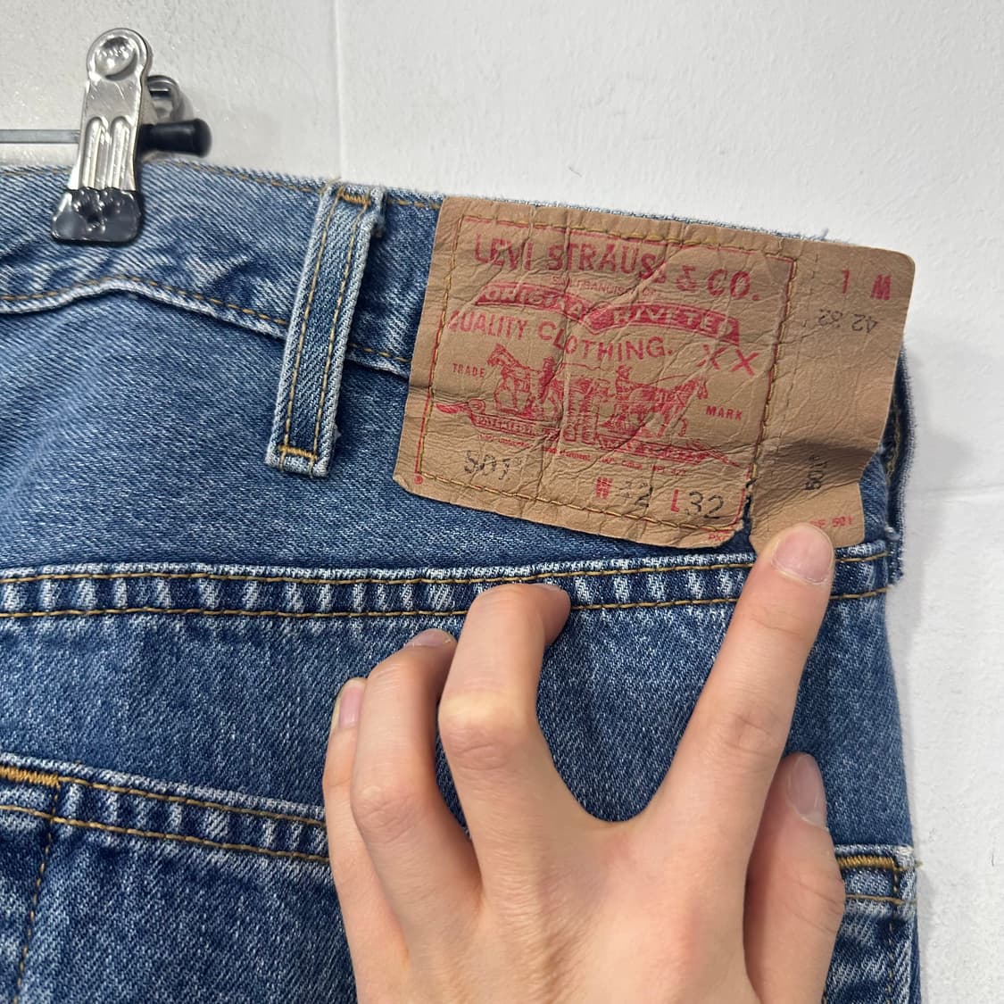 리바이스 501 데님팬츠 상품이미지5