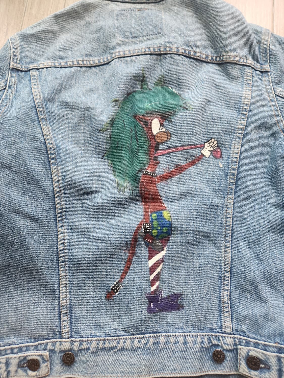 90s 리바이스 커스텀 데님 자켓 S 상품이미지2
