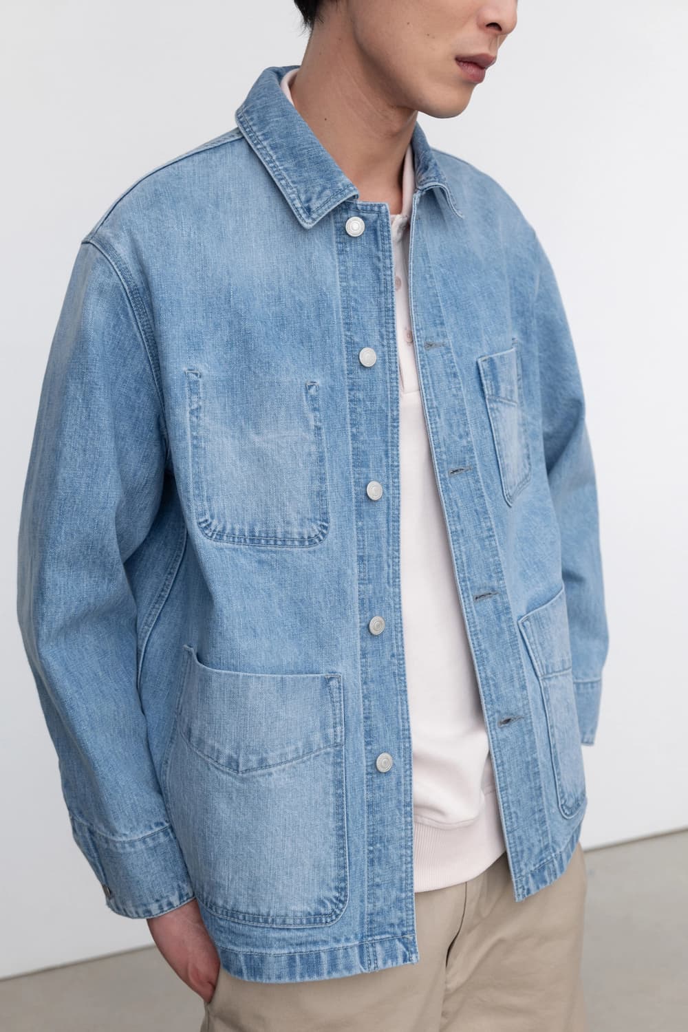포터리 데님 워크 자켓 1사이즈 (새상품) 상품이미지2
