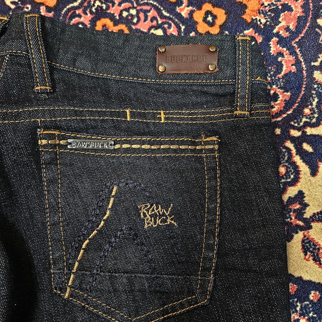 Raw Buck by 버커루 포켓 스티치 부츠컷 데님 팬츠  상품이미지8