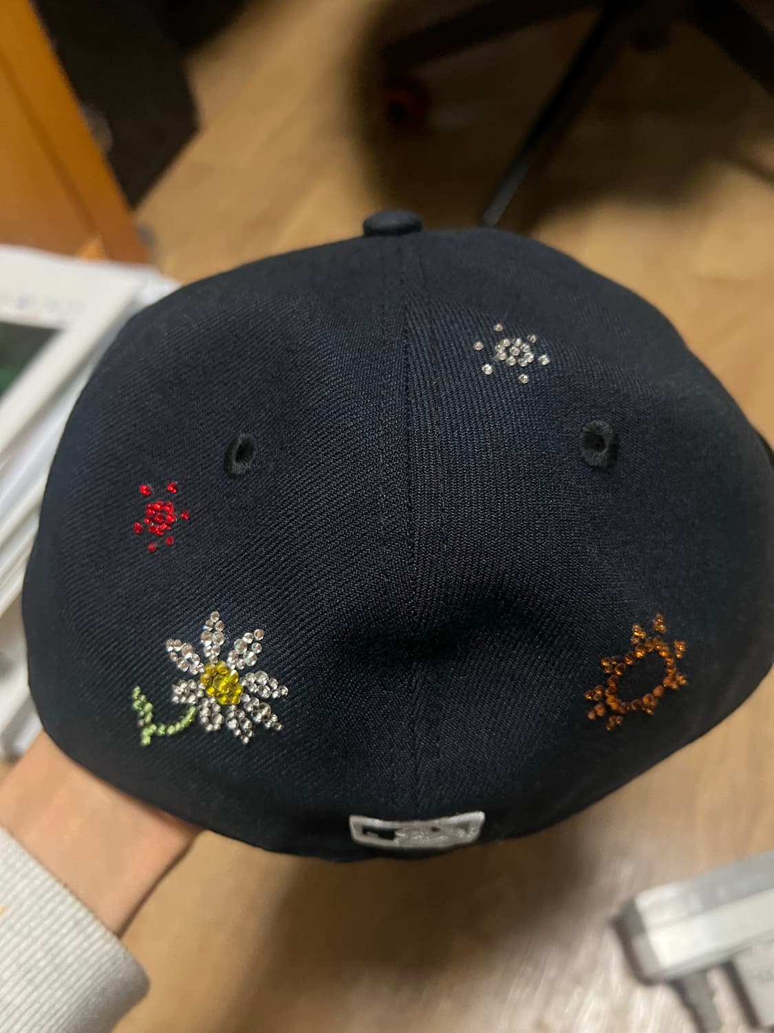 뉴에라 59fifty 스와로브스키 큐빅 커스텀 758사이즈 상품이미지1