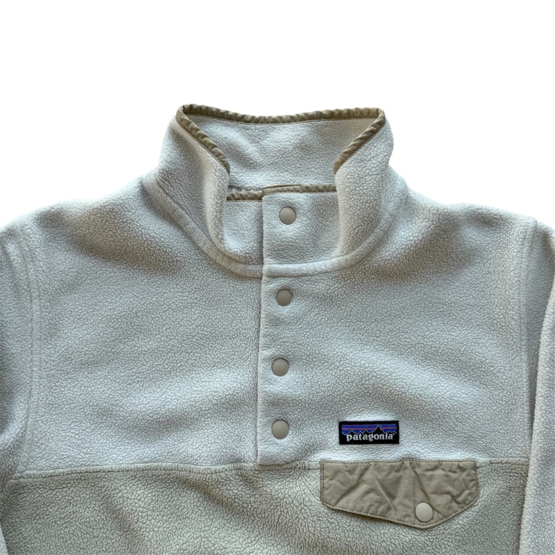 파타고니아 신칠라 투톤 아이보리 화이트 상품이미지4