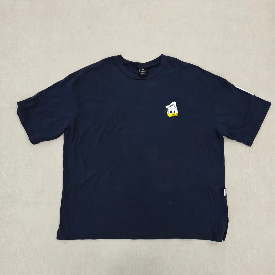 [실측] 핑크시슬리 도날드덕 반팔티 0219J 상품이미지1