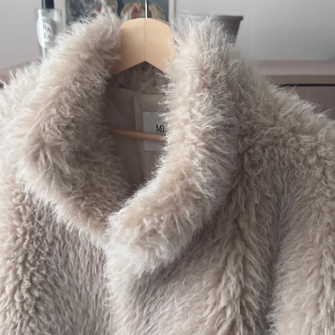 Mixxo 미쏘 베이지 퍼자켓 M (실착샷 O) 상품이미지3