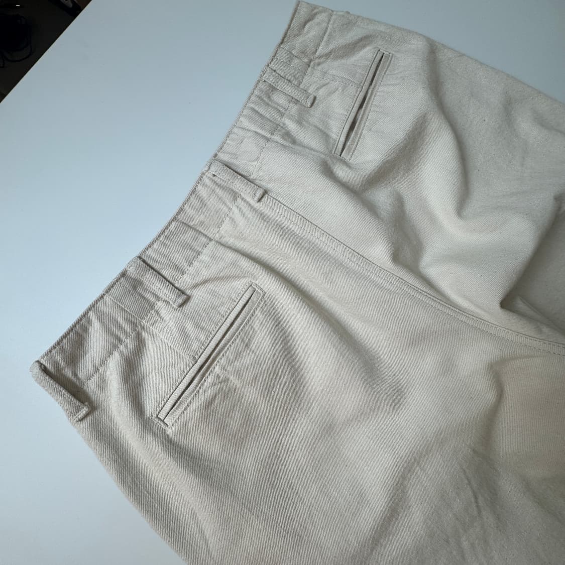 Wardrobe standard 워드로브 스탠다드 셀비치데님오피서팬츠 상품이미지6