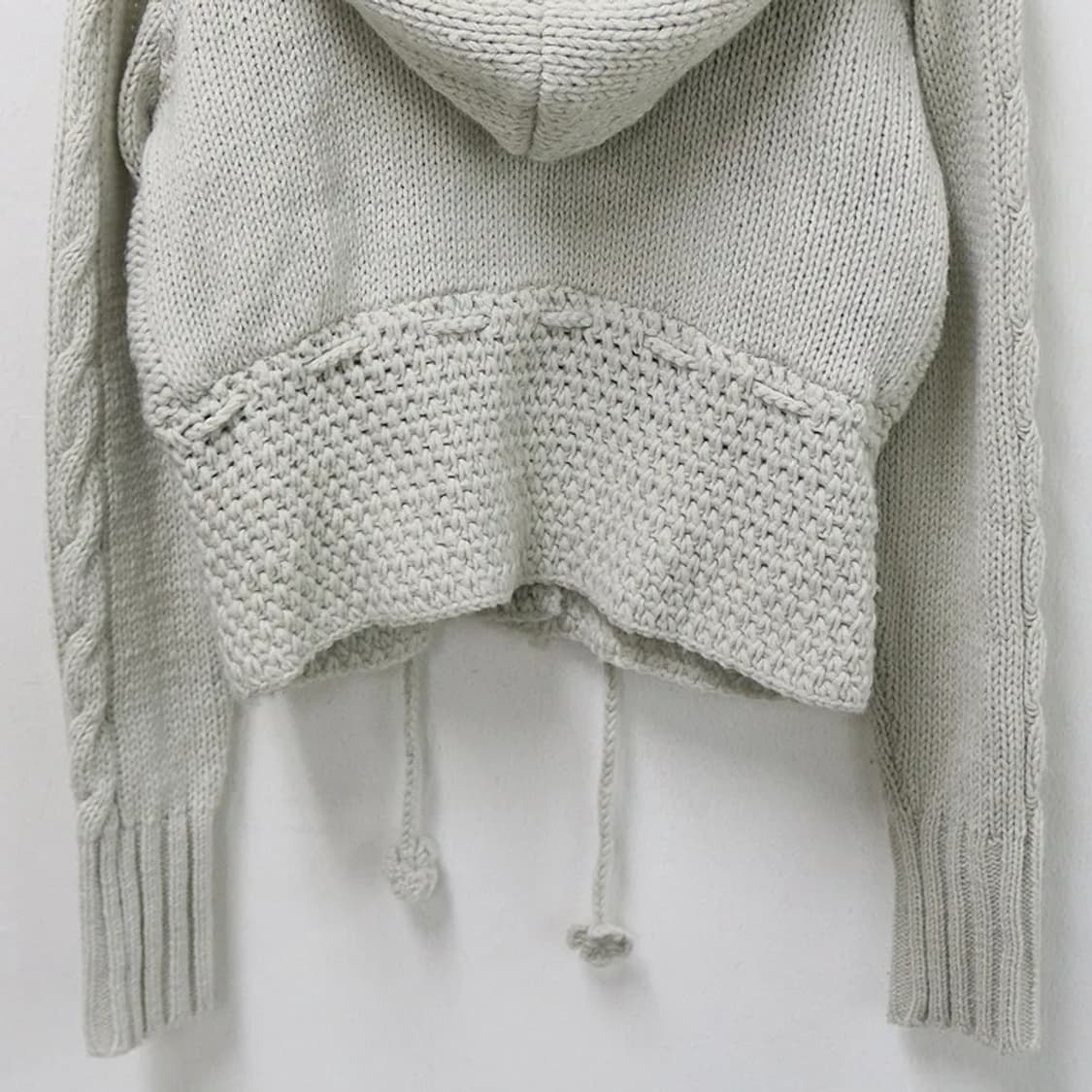 RAY BEAMS 울 니트 후드 가디건 63725 상품이미지6